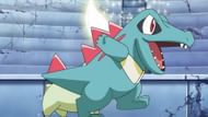 Totodile in the anime (Image via TPC)